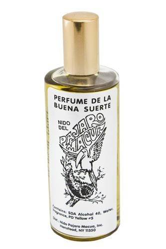 Perfume del Pajaro Macua tapa dorada - Botanica Nena