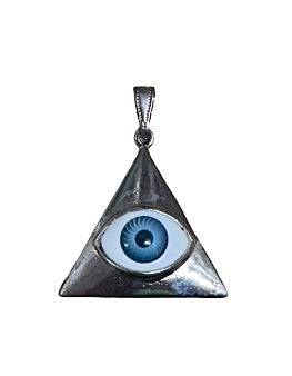 Pendiente Ojo que todo lo ve Metal 1.5"X1.5" - Botanica Nena