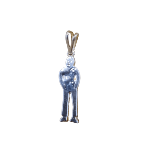 Hombre Baño de Plata y de Oro 1"H - Botanica Nena