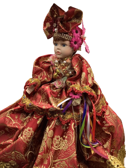 Muñeca de porcelana para oya 19'' - Botanica Nena