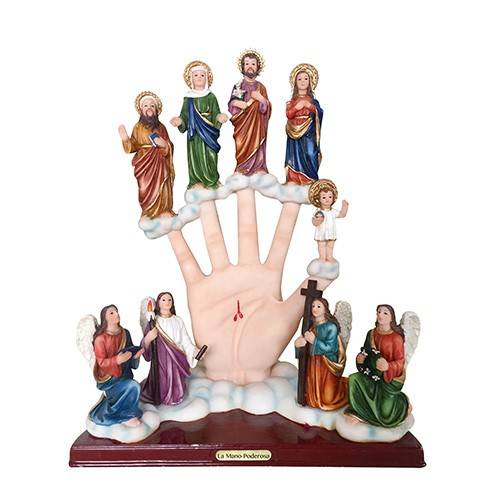 La Mano Poderosa The Powerful Hand of God Statue 12 Inch - Botanica Nena