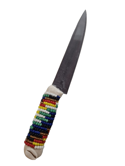 Cuchillo Forrado en cuentas para Osain - Botanica Nena