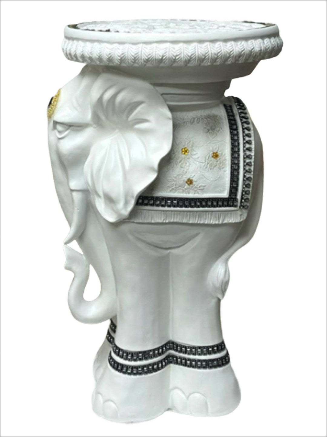 Pedestal / Base Elefante Obatala / Oshanla 25"H x 13" W x 15"L - Botanica Nena