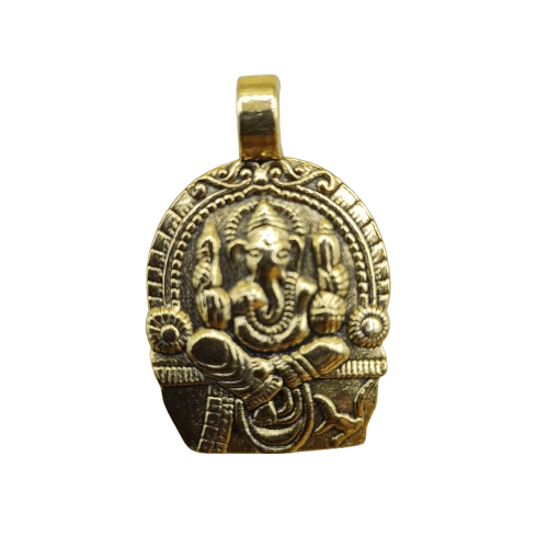 Ganesha metal 1"X1.5" - Botanica Nena