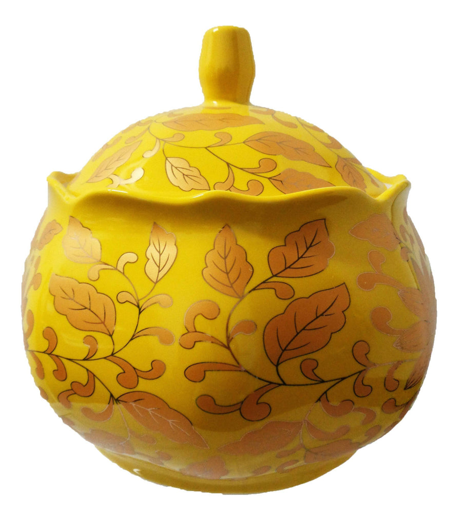 Sopera Lotus Oshun Amarilla 9"X8" - Botanica Nena