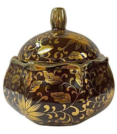 Sopera Lotus Oya Marron 9"X8" - Botanica Nena