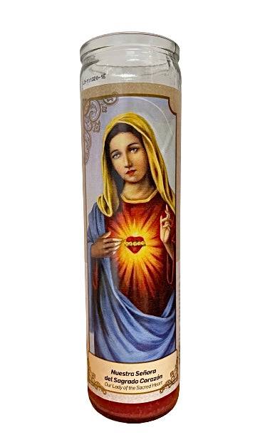 Velas Católicas - Sagrado Corazón de Maria - Botanica Nena