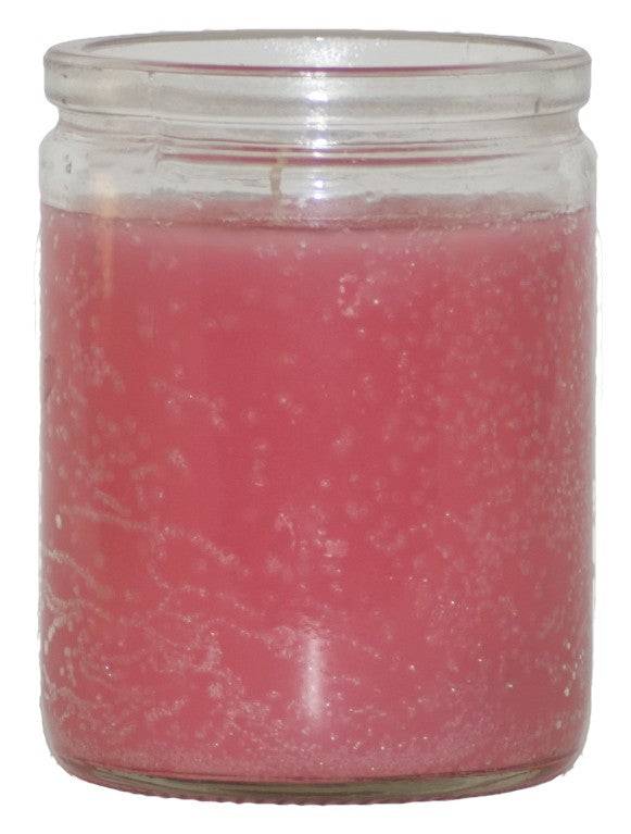 Velas Vasito Rosadas - Botanica Nena