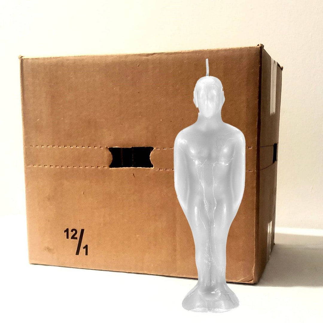 Velas Figura Hombre Blanco - Botanica Nena