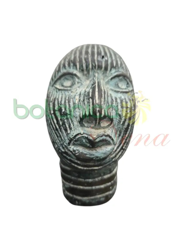 Cabeza de Bronce Elegua 4’’H x 4’W Aprox