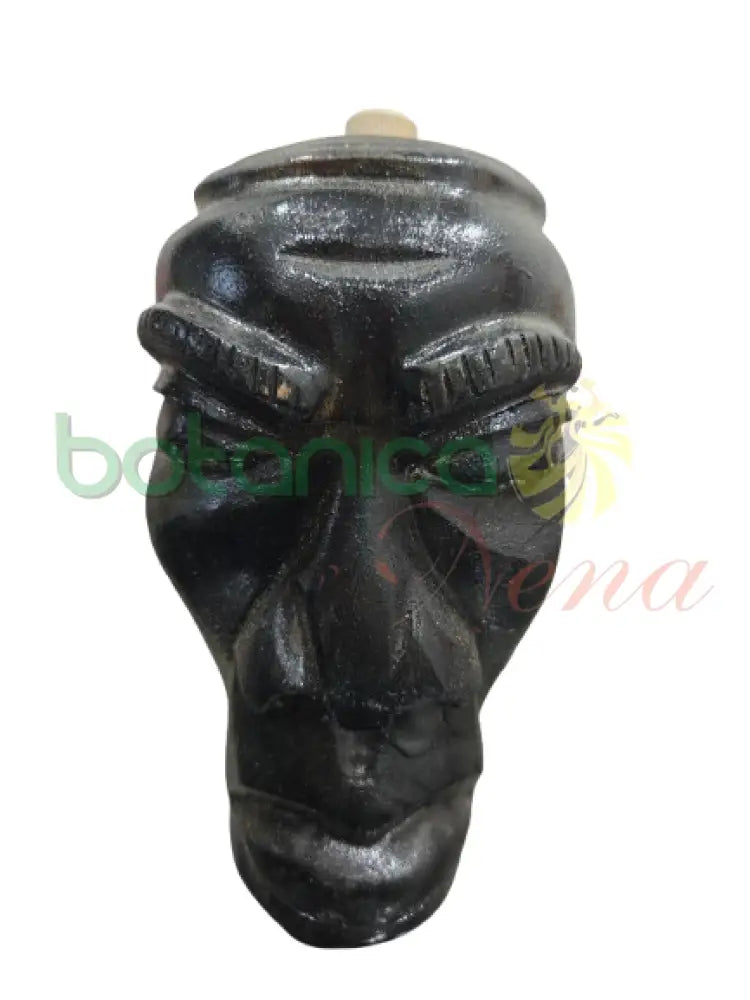 Cabeza Negro Congo De Madera Color Negro