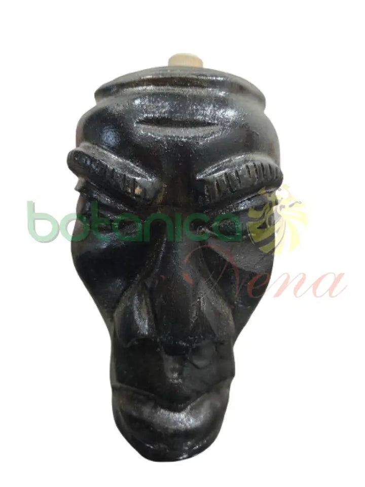 Cabeza Negro Congo De Madera Color Negro