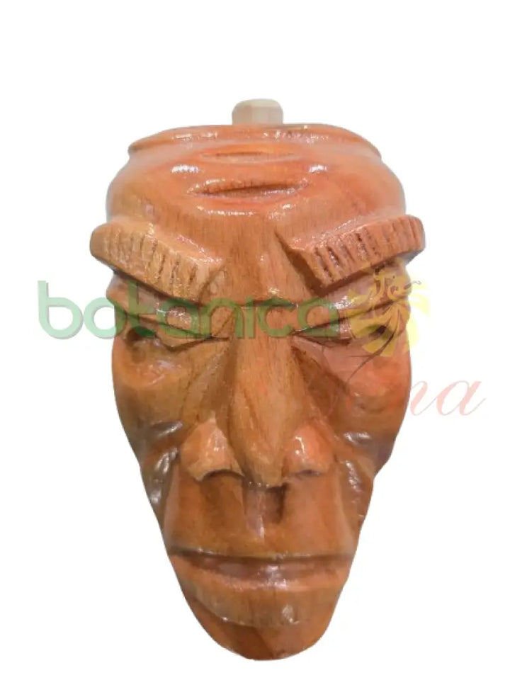 Cabeza Negro Congo De Madera Color Claro