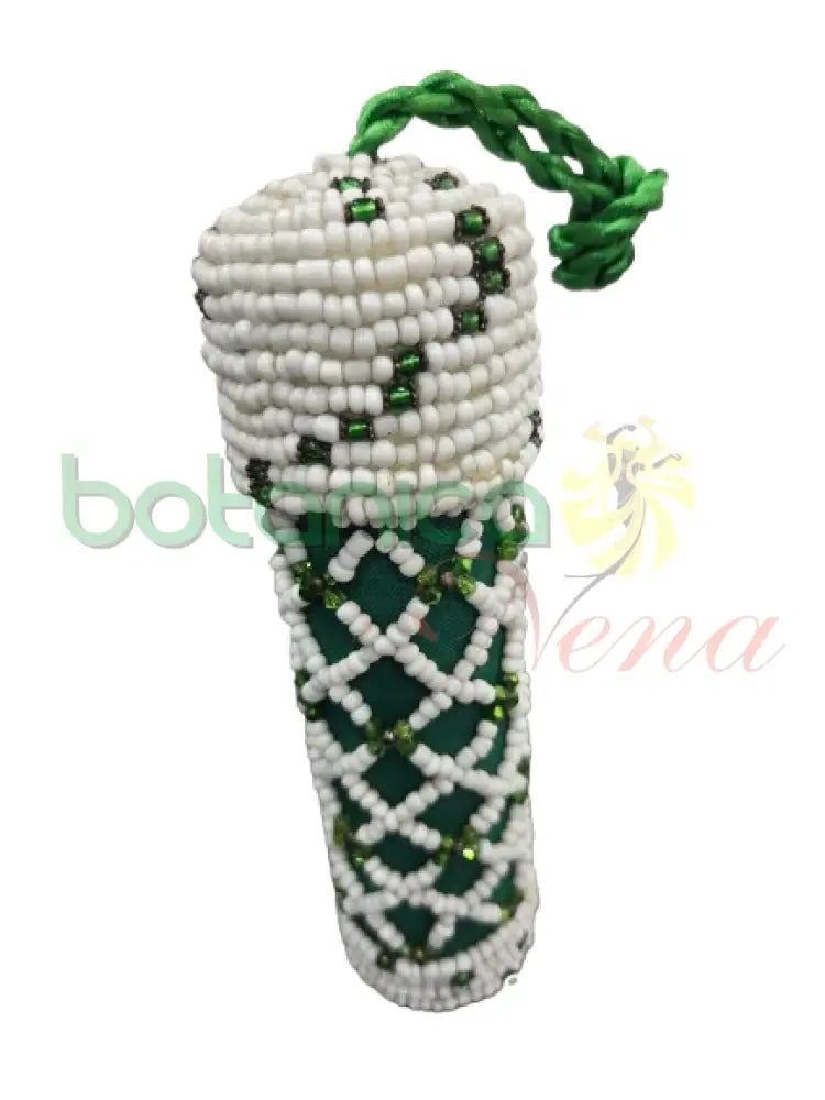 Cabo forrado en cuentas (Eruke) -Obatala Alaguema