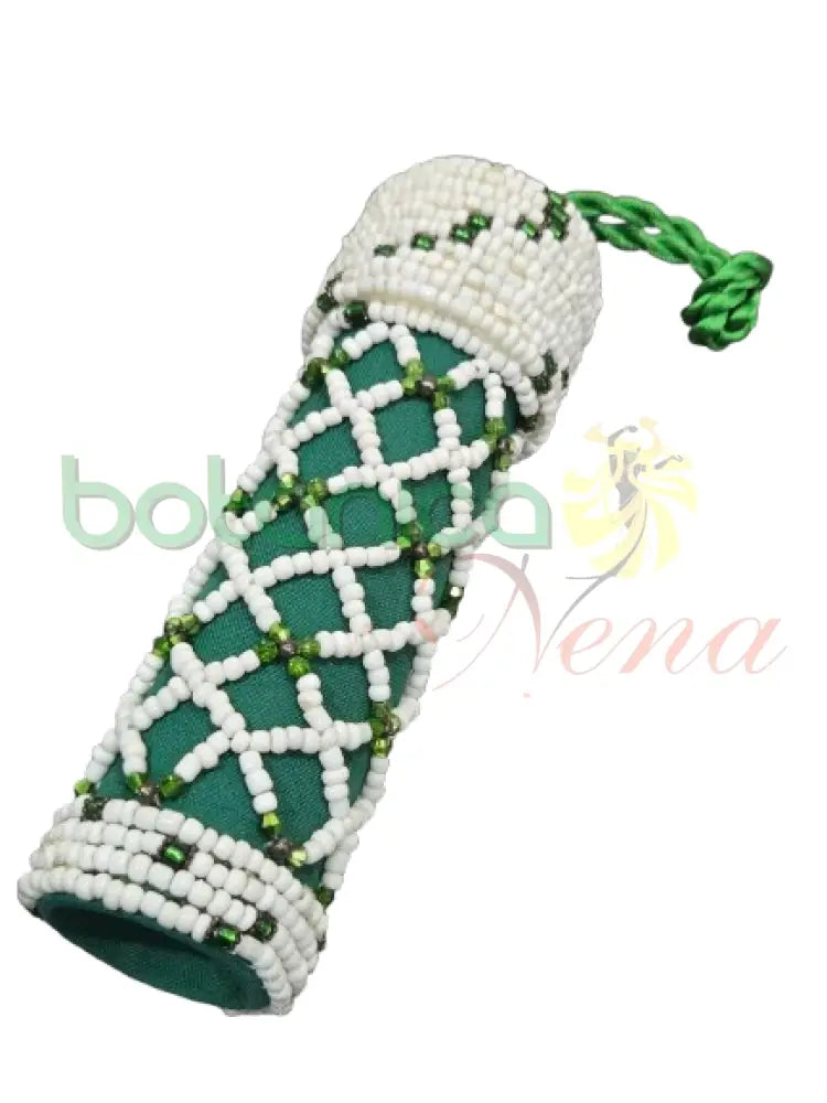 Cabo forrado en cuentas (Eruke) -Obatala Alaguema