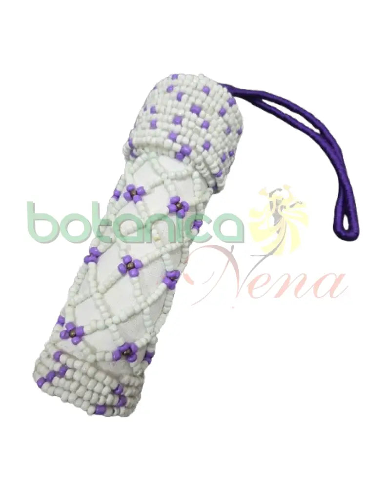 Cabo forrado en cuentas (Eruke) -Obatala Moro