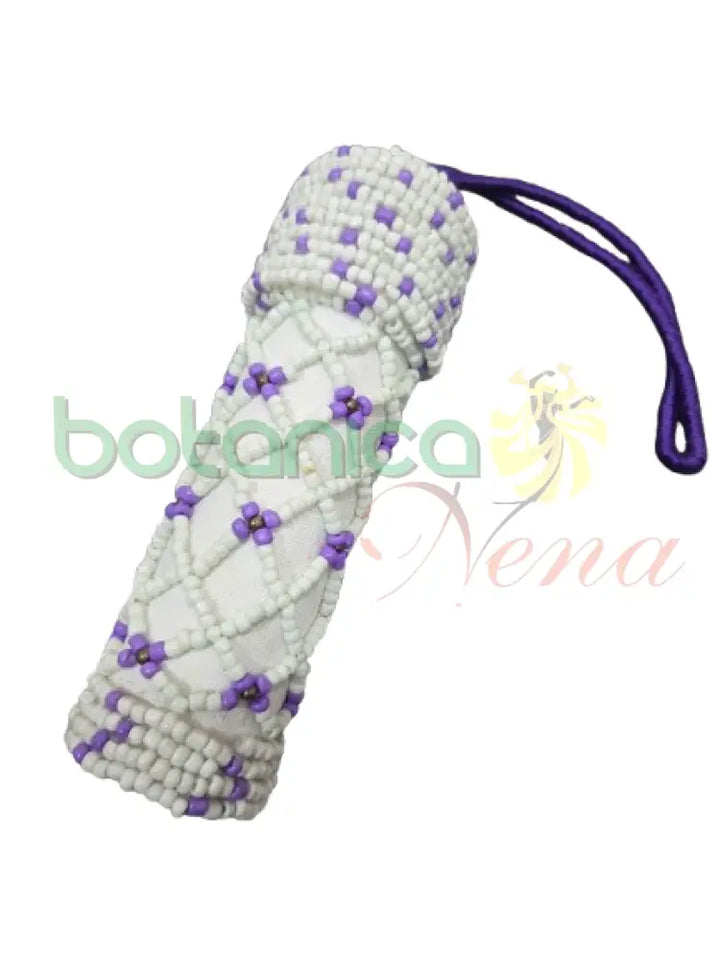 Cabo forrado en cuentas (Eruke) -Obatala Moro