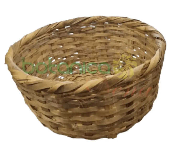 Canasta de bambu tejida - Botanica Nena