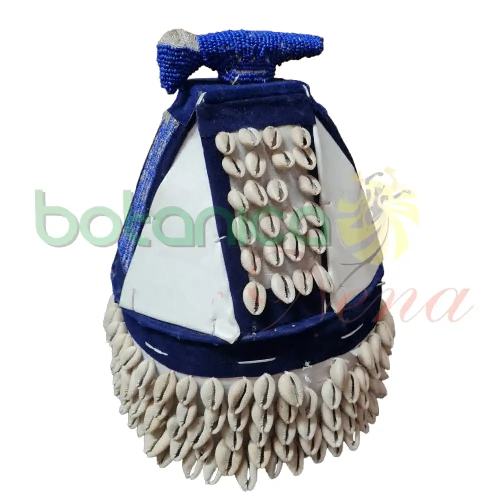 Casa de ORI 11’’Alto x 5’’ Azul y Blanco