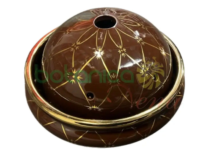 Cazuela Para Osain/San Lazaro 9’’X’9 Brown & Gold