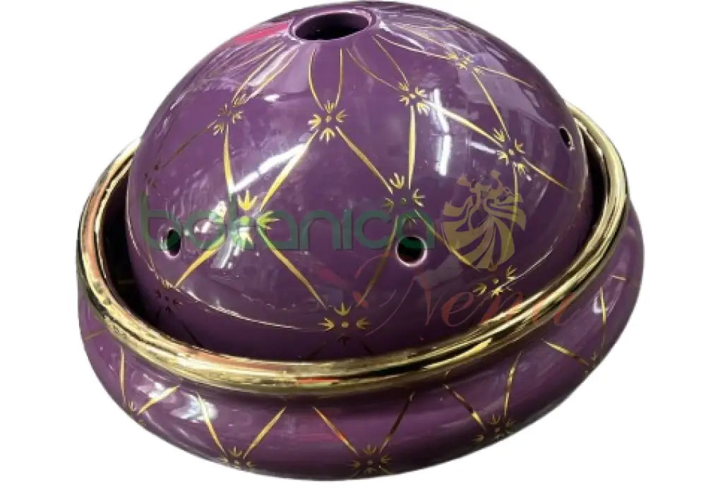 Cazuela Para Osain/San Lazaro 9’’X’9 Purple & Gold