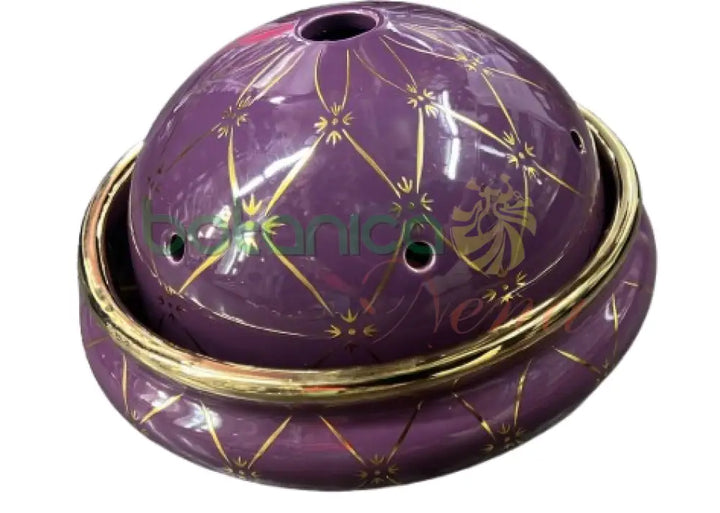 Cazuela Para Osain/San Lazaro 9’’X’9 Purple & Gold