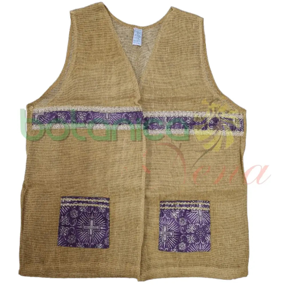 Chaleco de saco para San Lazaro - Botanica Nena