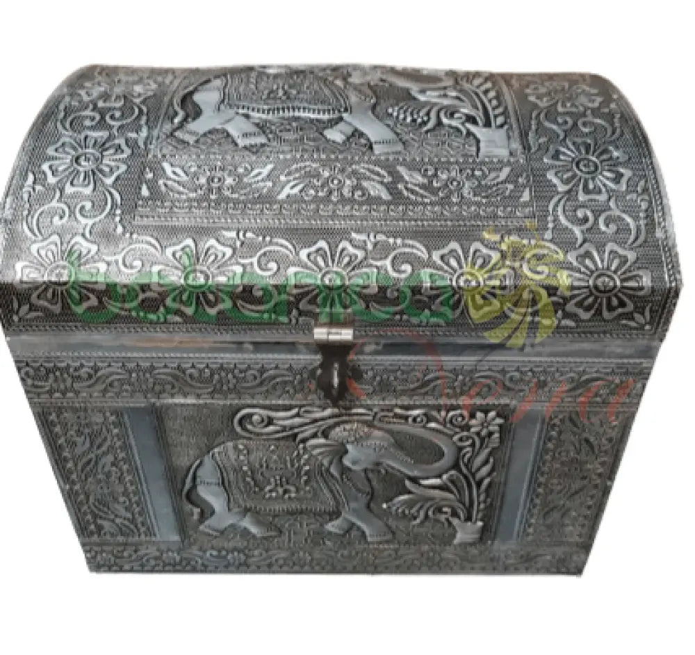 Cofre para Odduwa Decorado con Elefantes - Botanica Nena