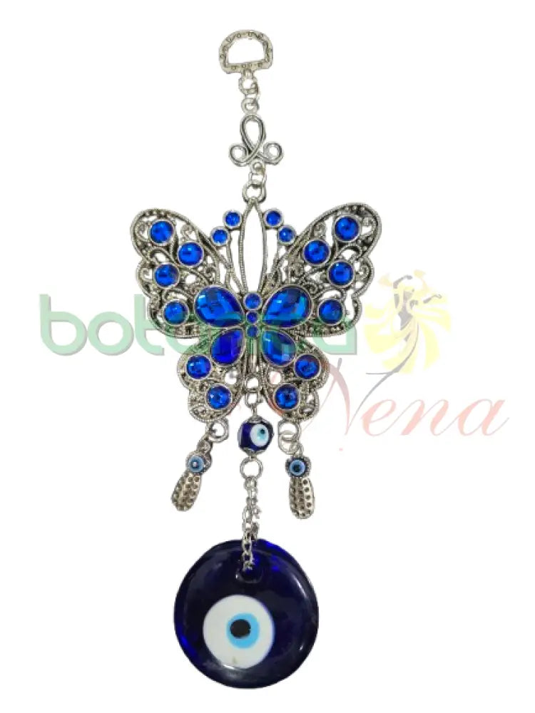 Colgante Ojo turco para mal de Ojo 9’’ Alto a 10’’Alto en Aprox Mariposa