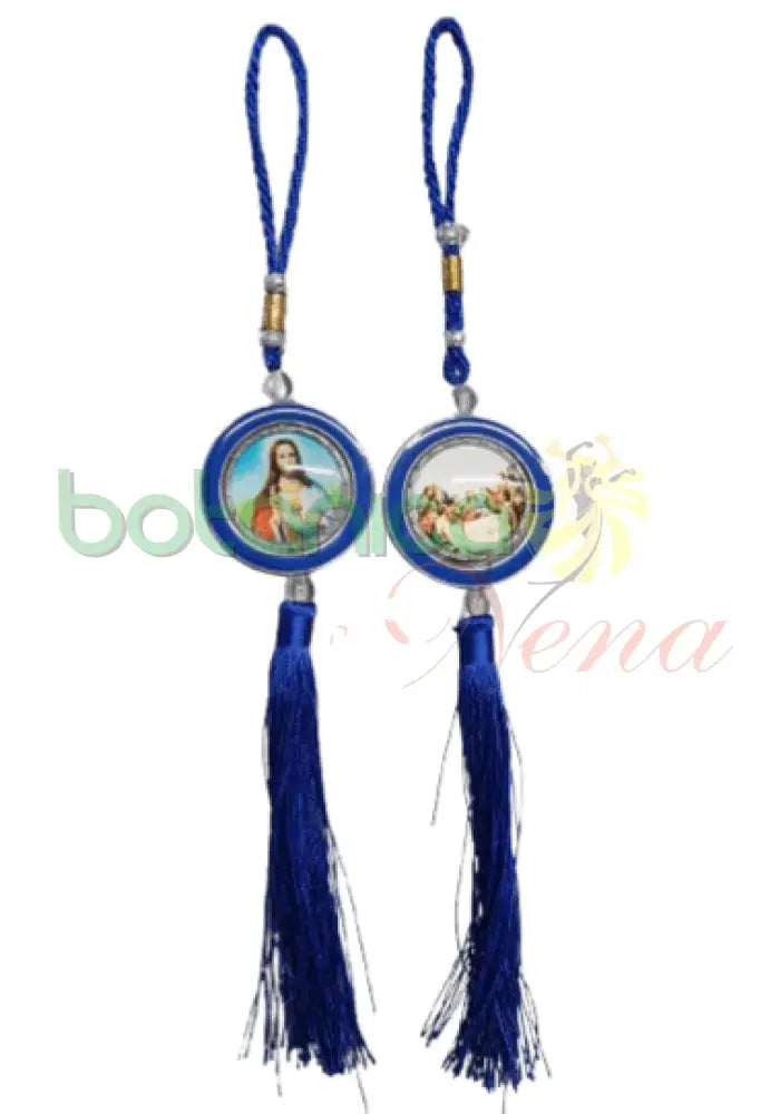 Colgantes Carro colores de santos e imagenes - Botanica Nena