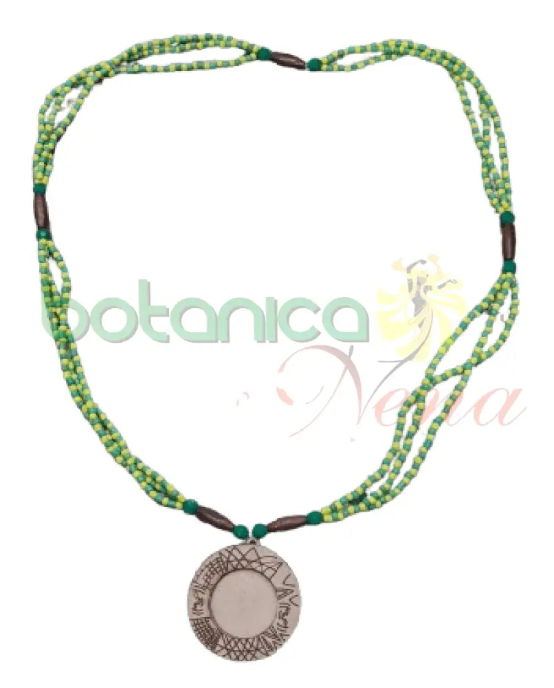 Collar - Eleke Nigeriano Ifa con tablero - Botanica Nena