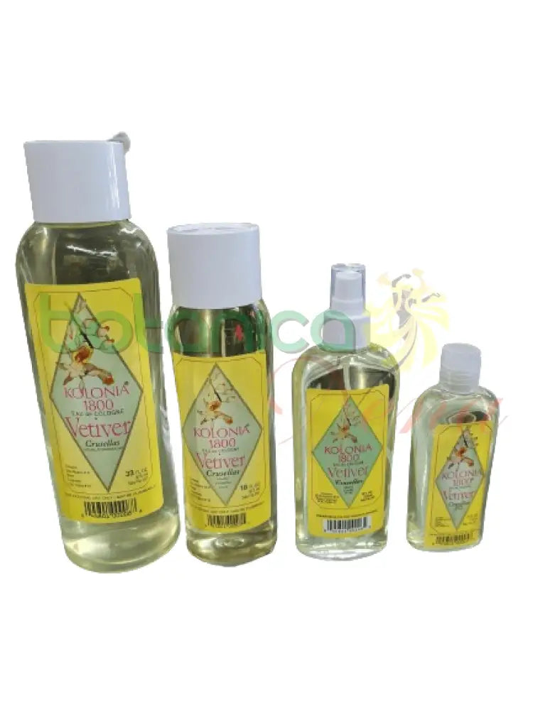 Colonia Vetiver  4 tamaños - Botanica Nena