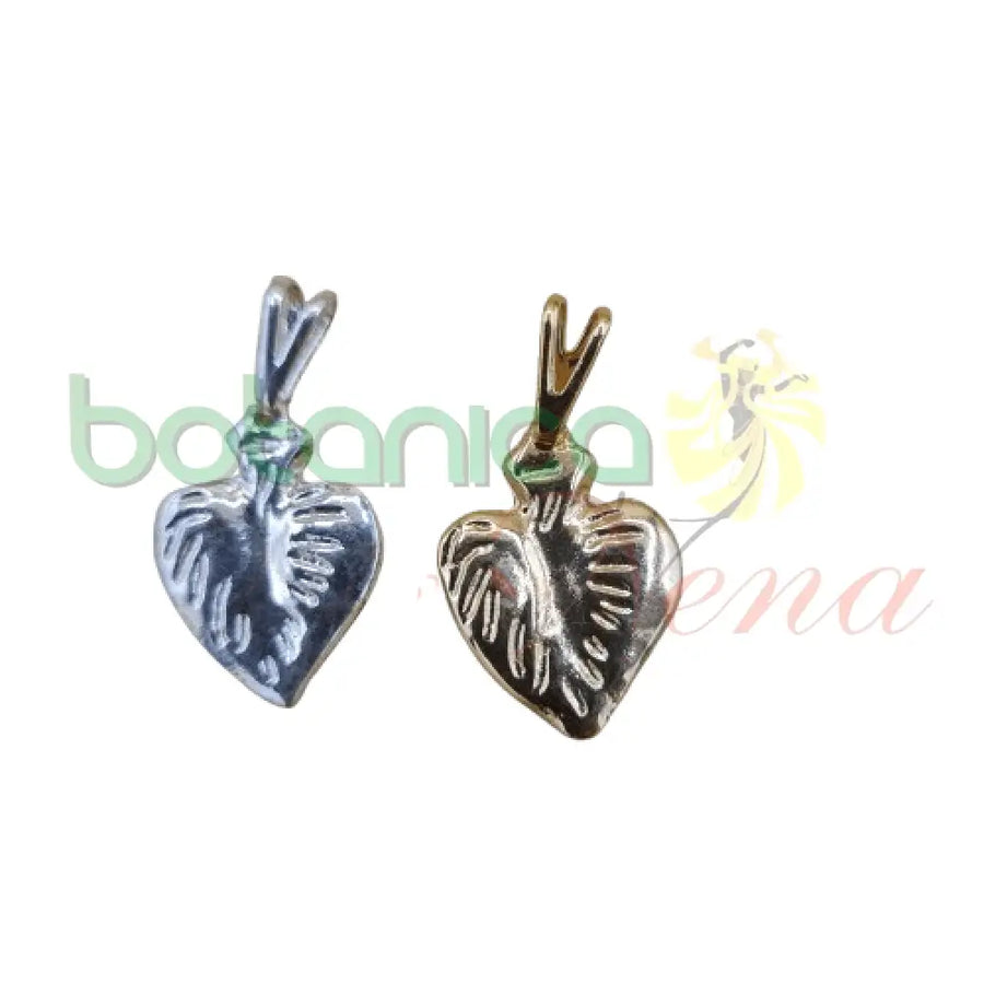 Corazon pequeño Baño de Oro y de Plata 0.5"H - Botanica Nena
