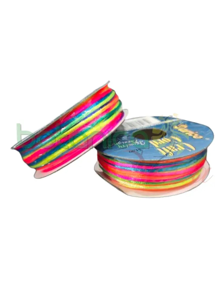 Cordon Cola de raton color arcoiris para Oya 10 yardas