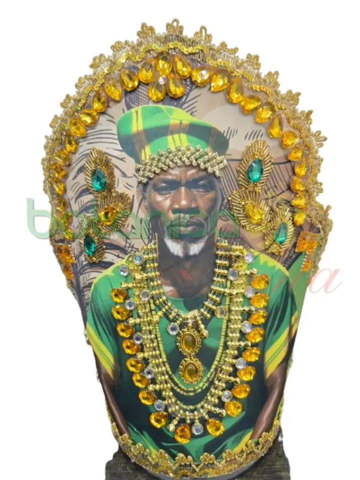 Corona con la imagen del Orishas 14’’H x 10’’W Orula Corona