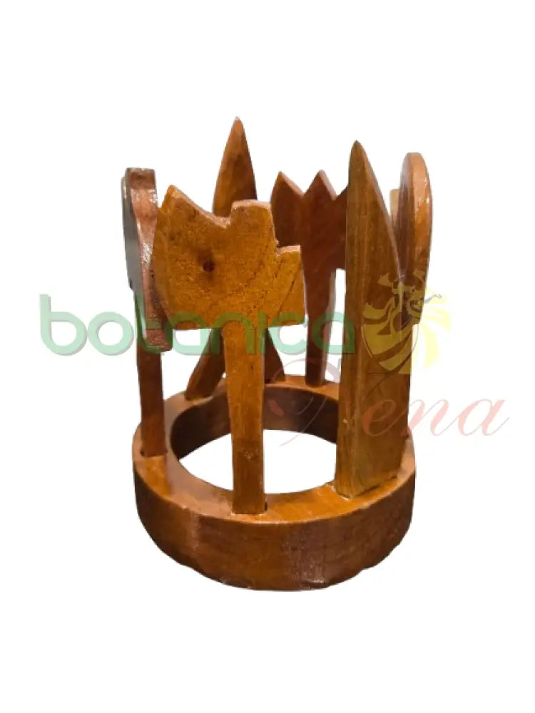 Corona De Madera Para Shango
