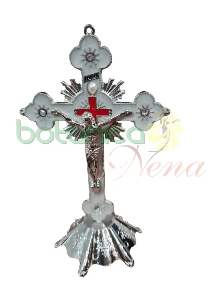 Crucifijo Con Base 7" Alto X 4.3W - Botanica Nena