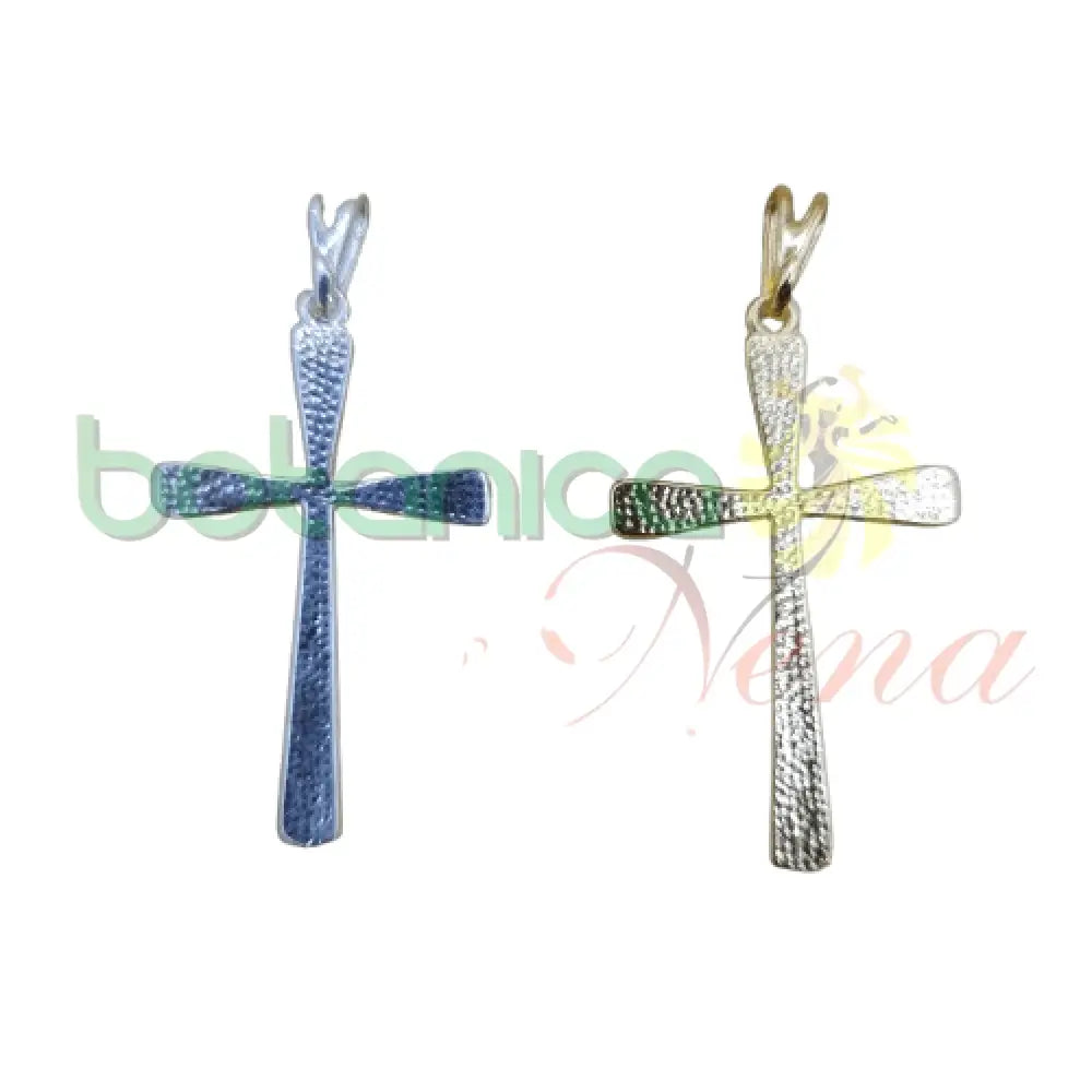 Cruz baño de Plata y de Oro Varios modelos y tamaños - Botanica Nena