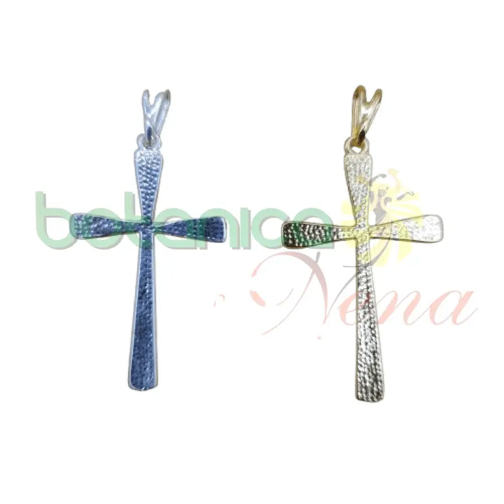 Cruz baño de Plata y de Oro Varios modelos y tamaños - Botanica Nena