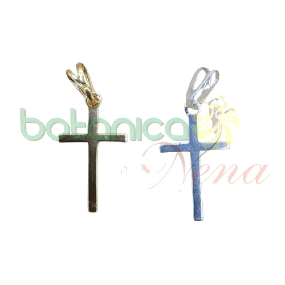 Cruz baño de Plata y de Oro Varios modelos y tamaños - Botanica Nena