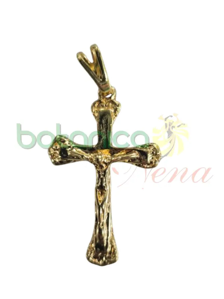Cruz baño de Plata y de Oro Varios modelos y tamaños Con Cristo bano de Oro 1.4’’