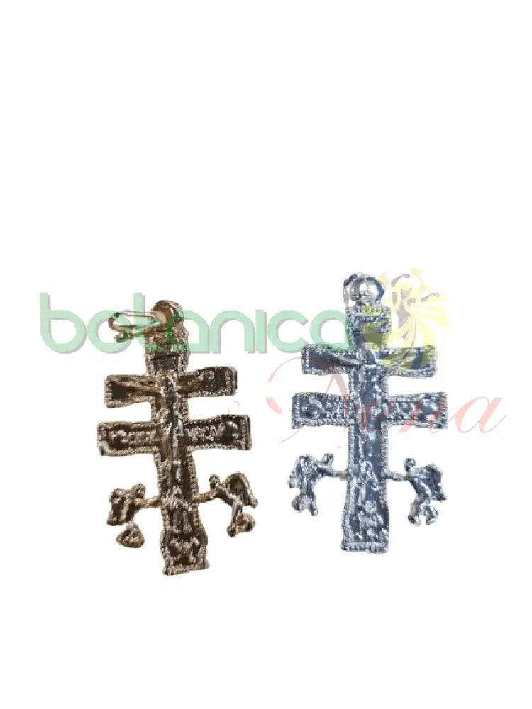Cruz Caravaca baño de Plata y Oro - Botanica Nena