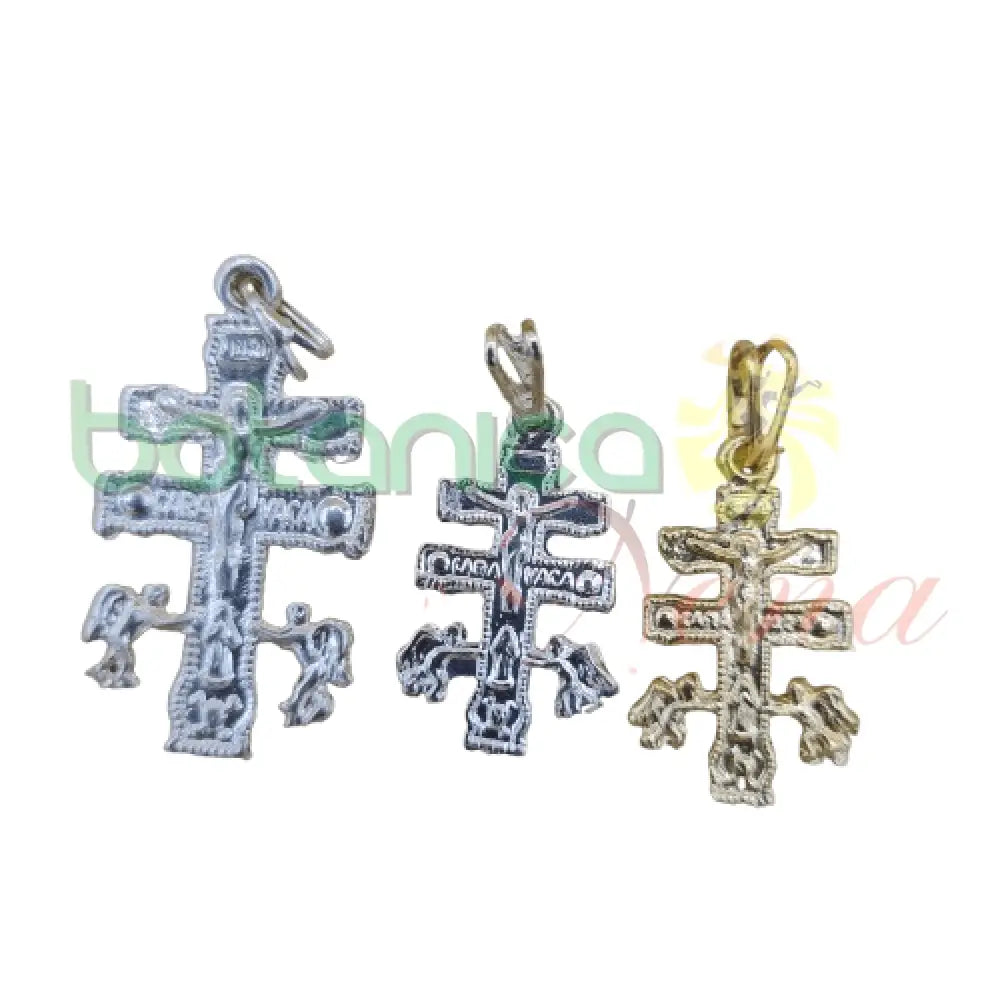 Cruz Caravaca baño de Plata y Oro - Botanica Nena