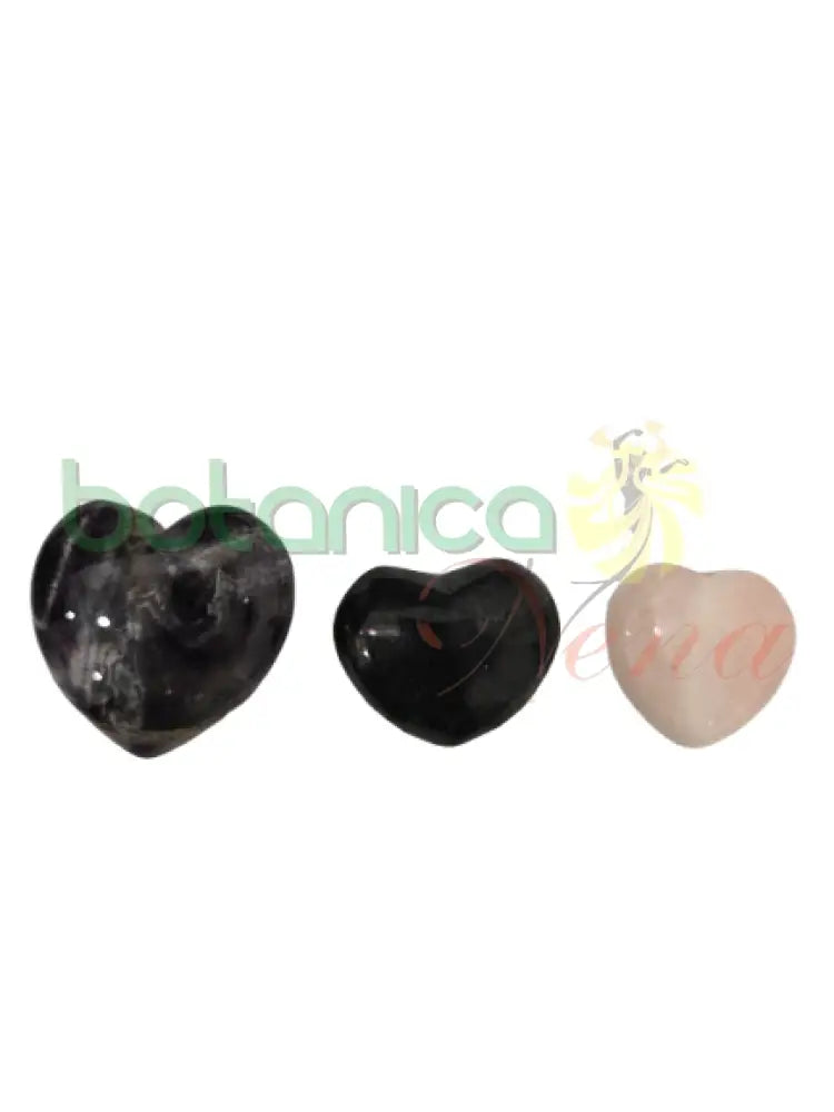 Cuarzo forma de Corazon Onix 1.2’’