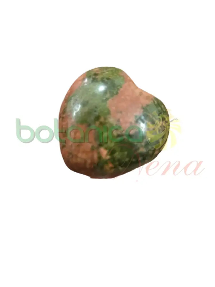 Cuarzo forma de Corazon Unakita 1’’