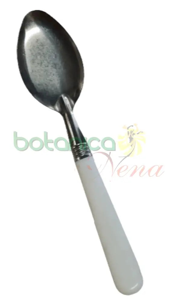 Cuchara con mango blanco - Botanica Nena