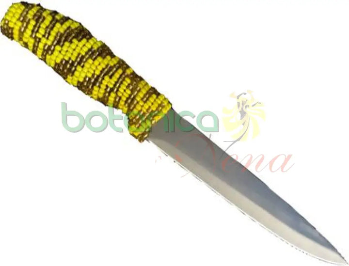 Cuchillo Forrado en cuentas para Oshun 3 tamaños - Botanica Nena