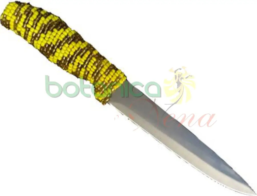 Cuchillo Forrado en cuentas para Oshun 3 tamaños - Botanica Nena