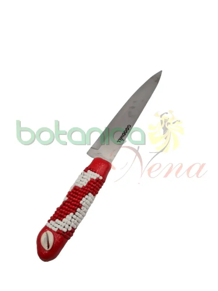 Cuchillo Forrado en cuentas para Shango 13" Largo - Botanica Nena