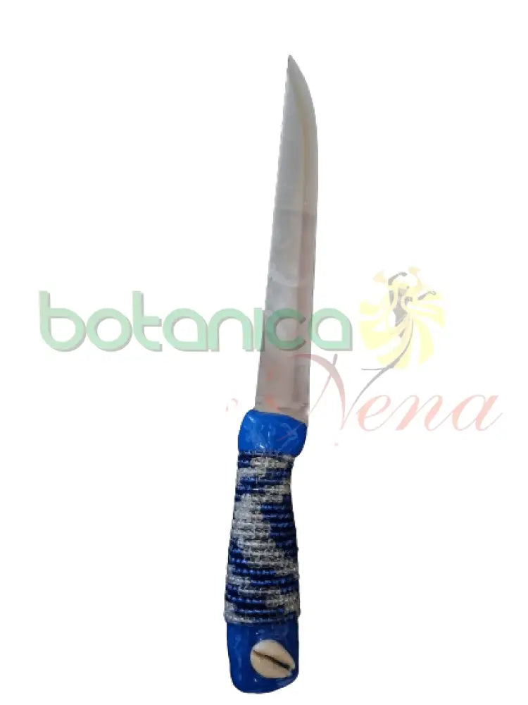 Cuchillo Forrado en cuentas para Yemaya - Botanica Nena